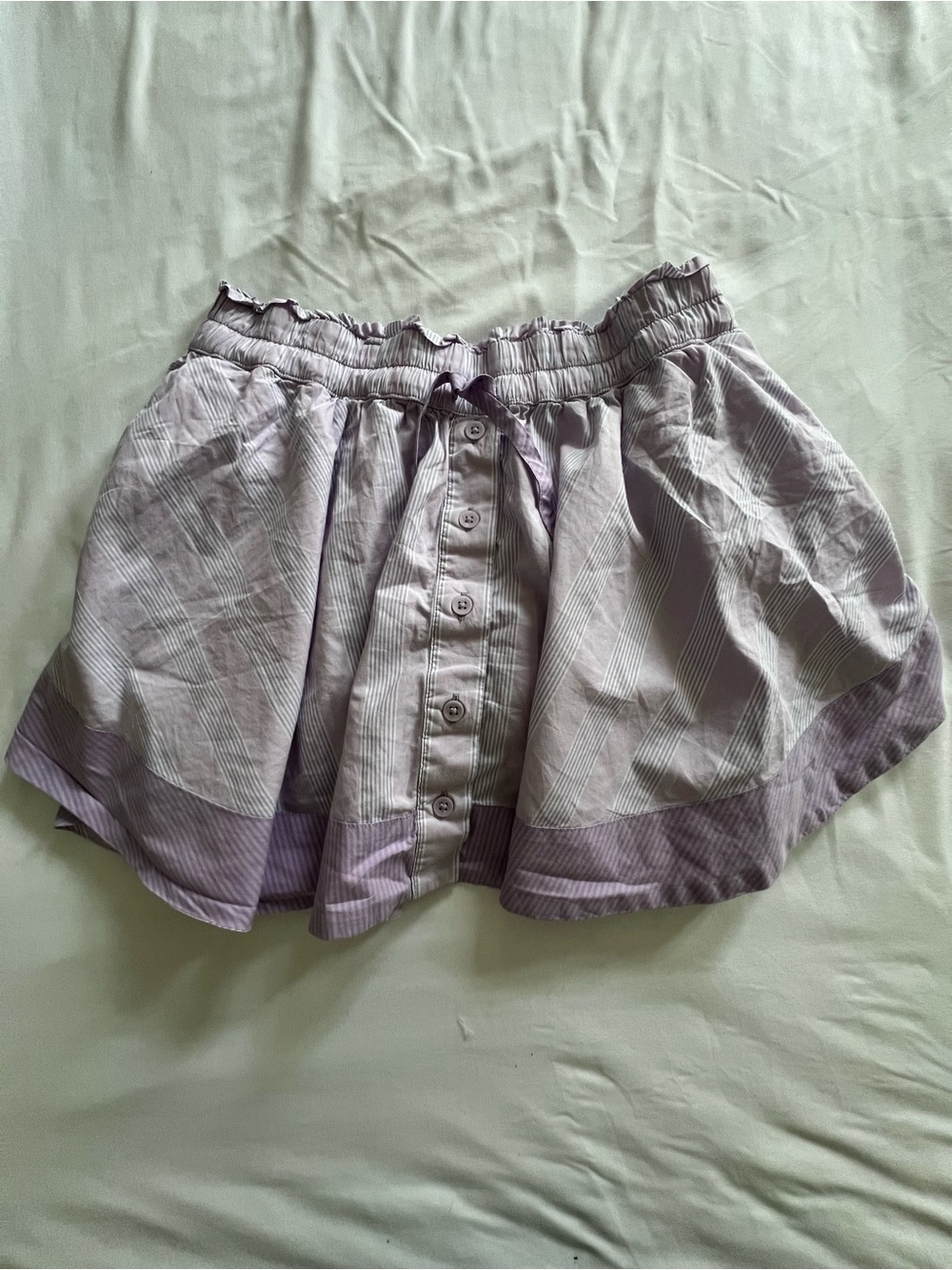 Aerie Light Purple Button-Front Women's Skort